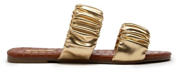 The Ruched Sandals-2 Colors