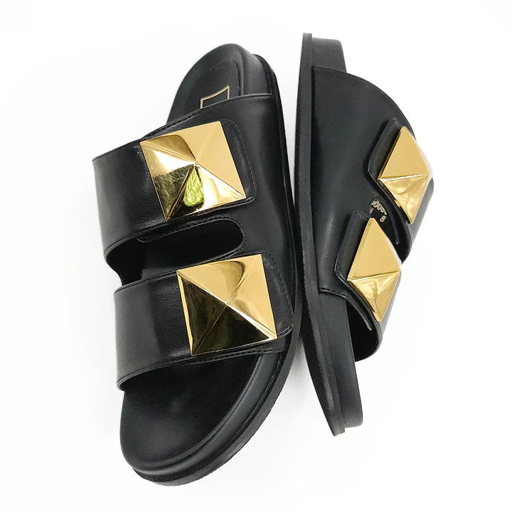 The Black Bernarda Sandals