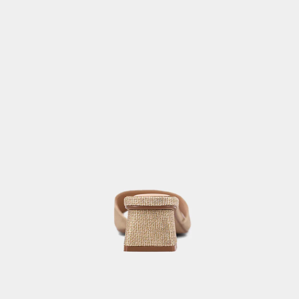 The Gold Woven Fortune Heels