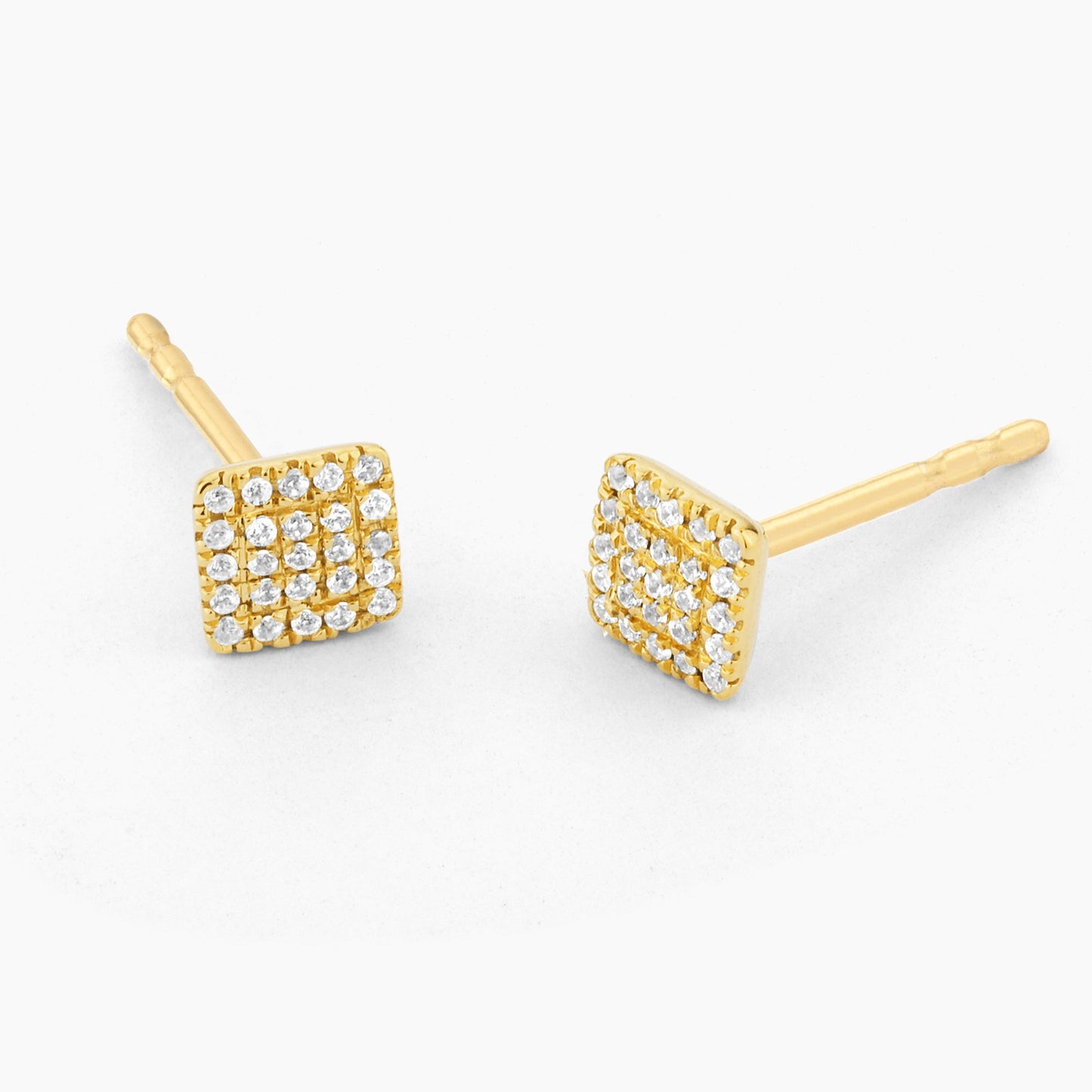 ES Square Fashion Stud Earrings