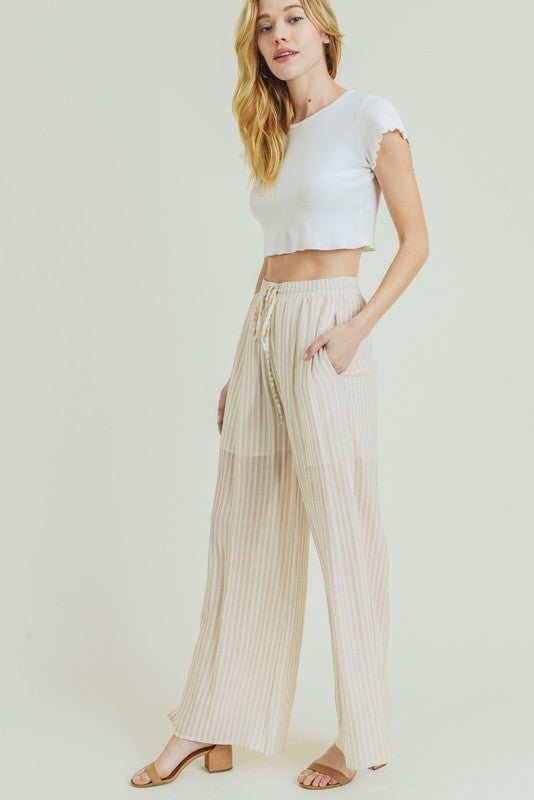 The Rayon Striped Pants
