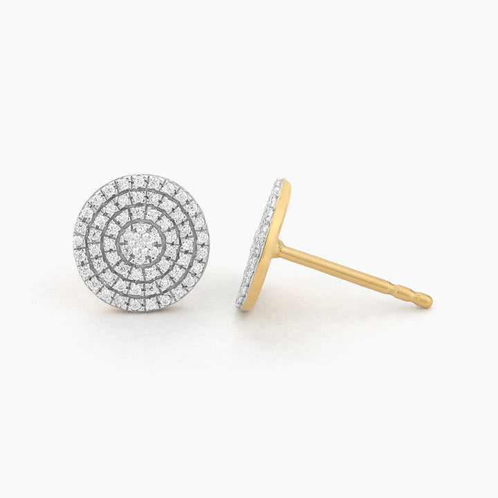 ES Right Round Stud Earrings