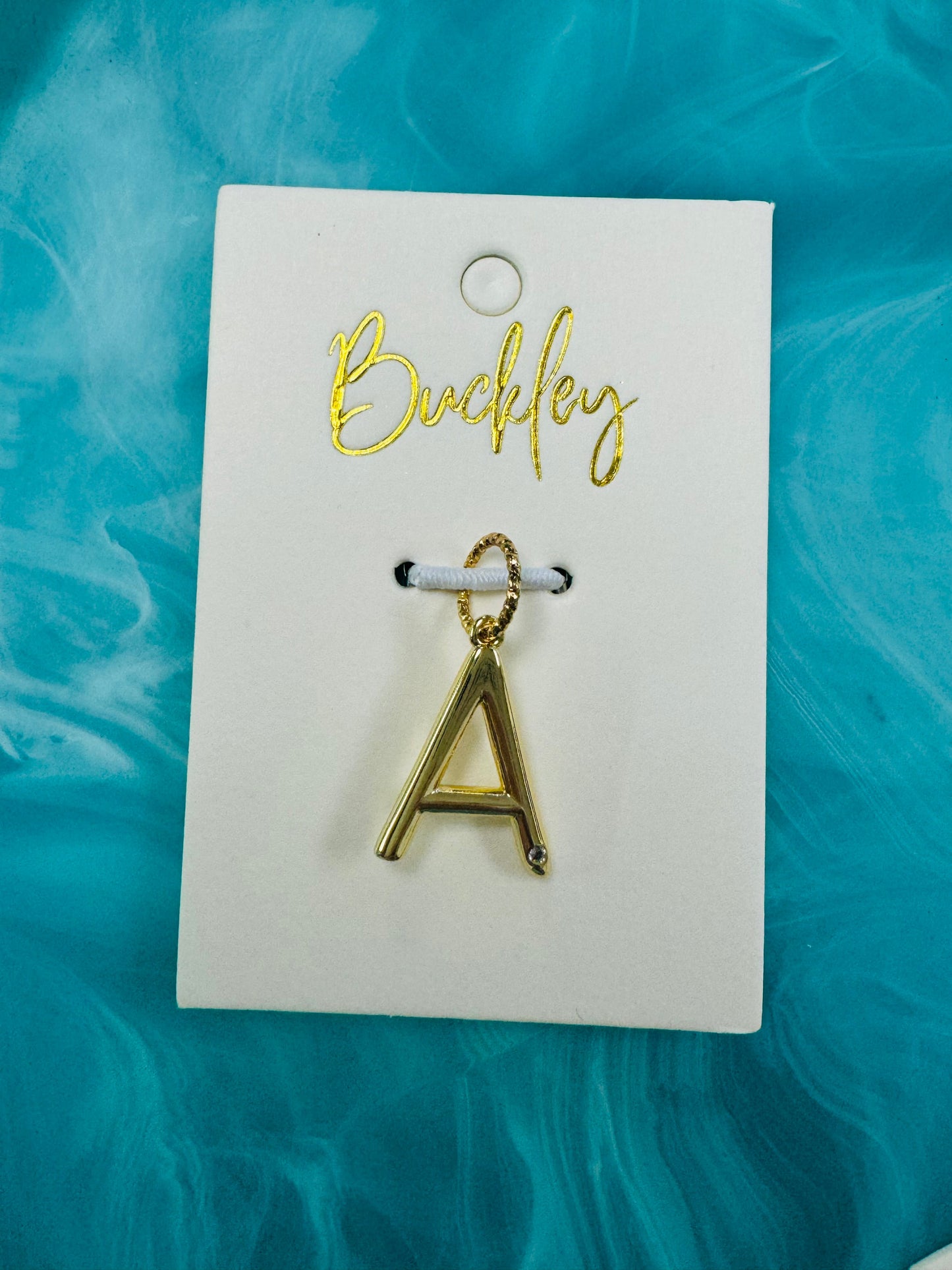 The Buckley Solid Initial Charms