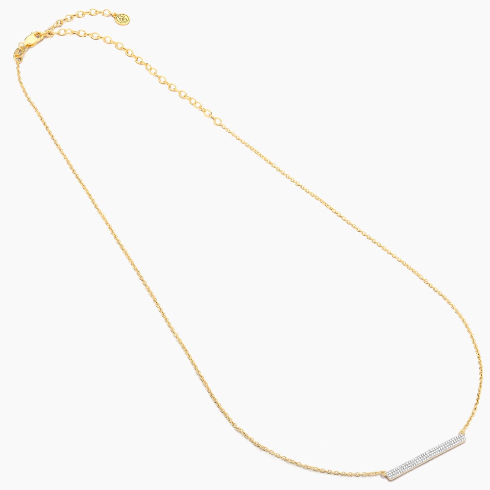 ES Tell Me Straight Pendant Necklace