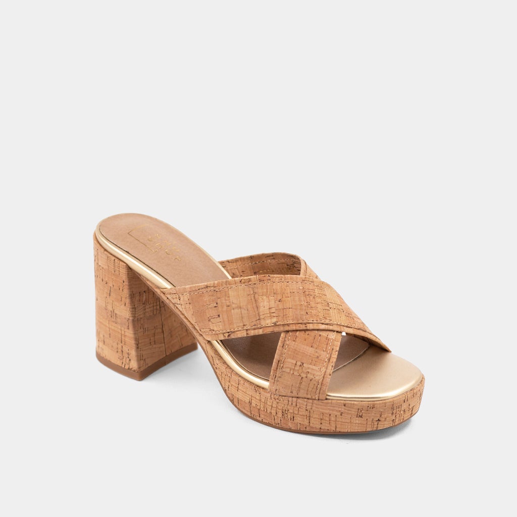 The Cork Eleanor Heels