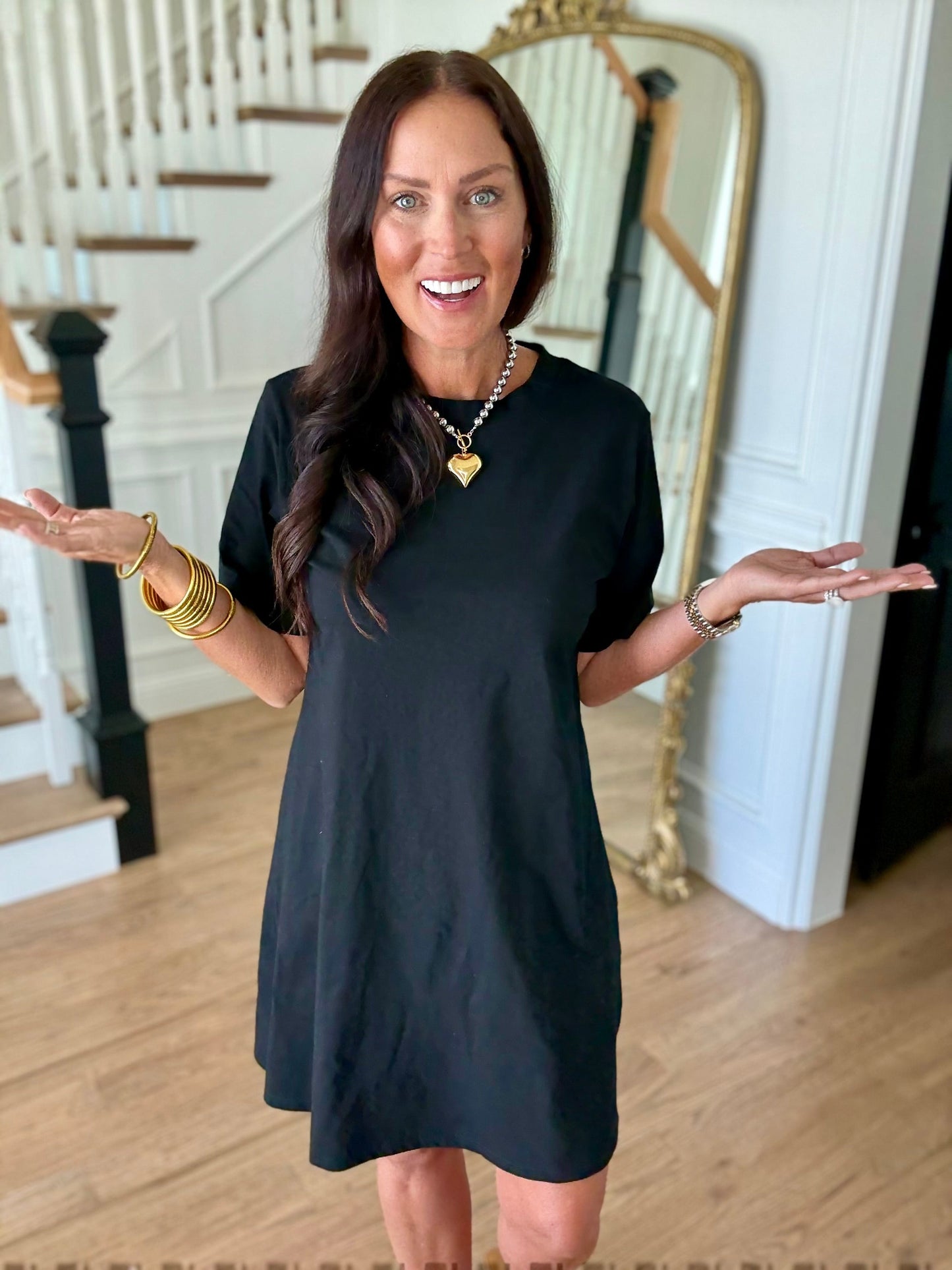 The Buckley T-Shirt Dress - 4 Colors/AS