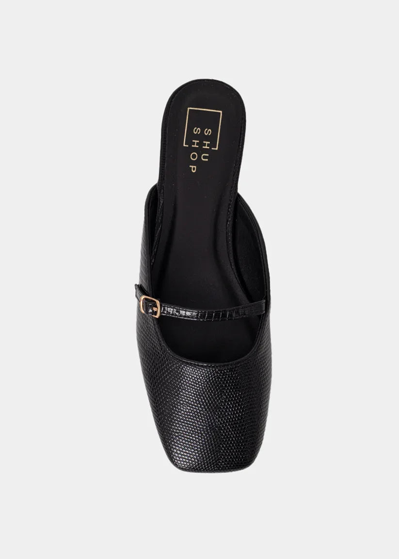 The Black Lizard Athena Flats