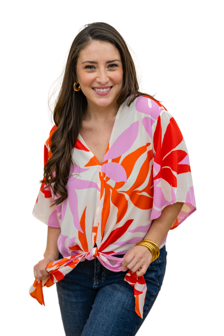 The Island Breeze Tie Top