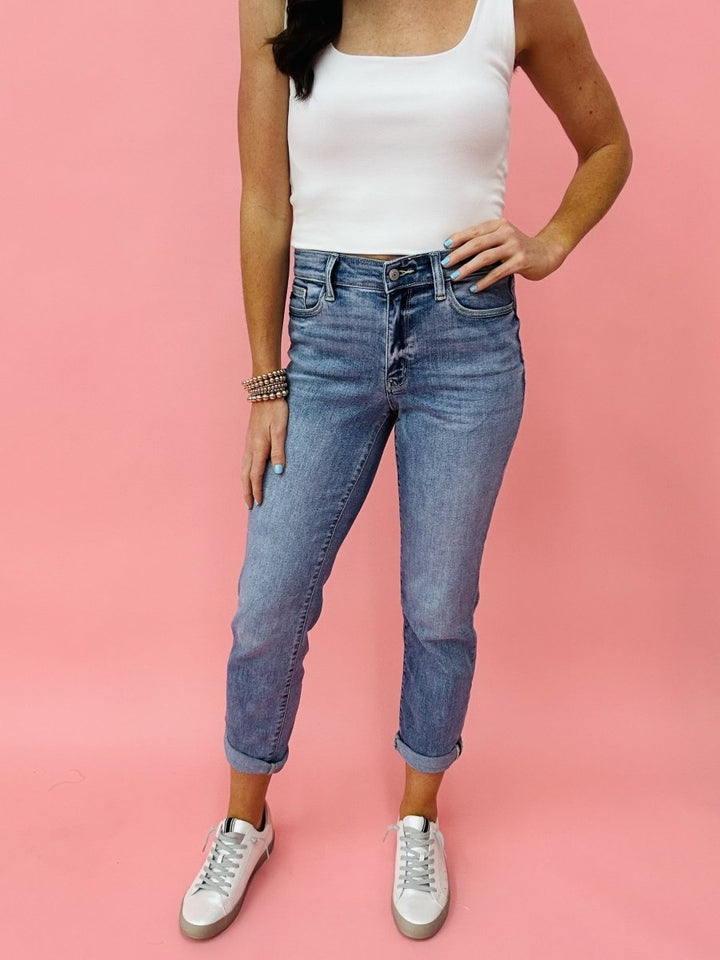 The Bleached Boyfriend Jeans