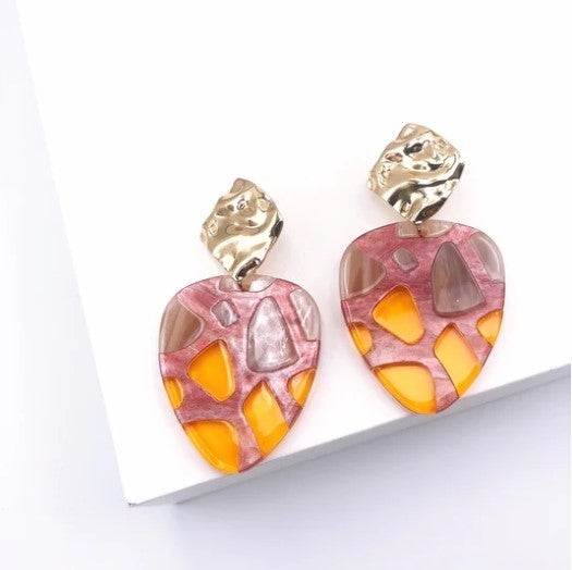 The Jelly Orange Earrings