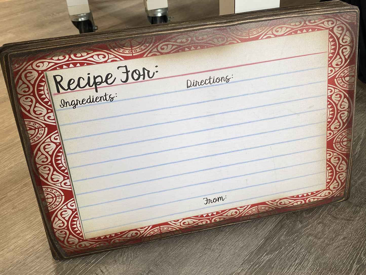 Keepsake Recipe Card Boards