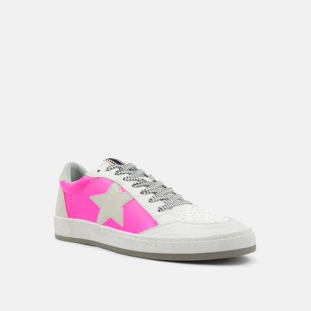The Paz Neon Pink Sneaks