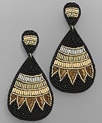 The Beaded Teardrops-6 Colors