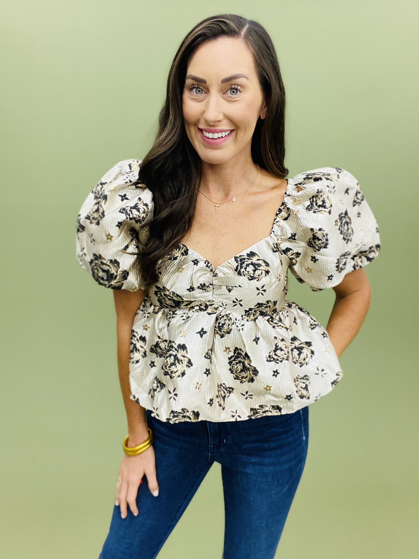 The Blakely Pearl Top