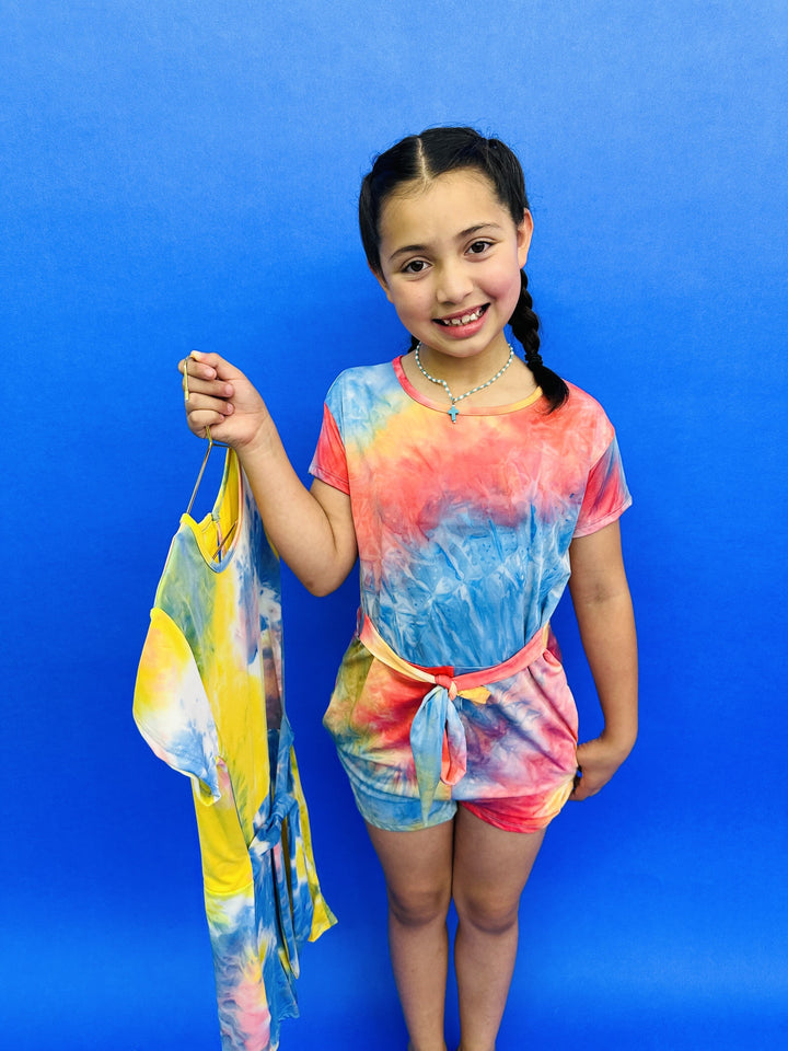 KIDS Dyed Romper in 2 Colors