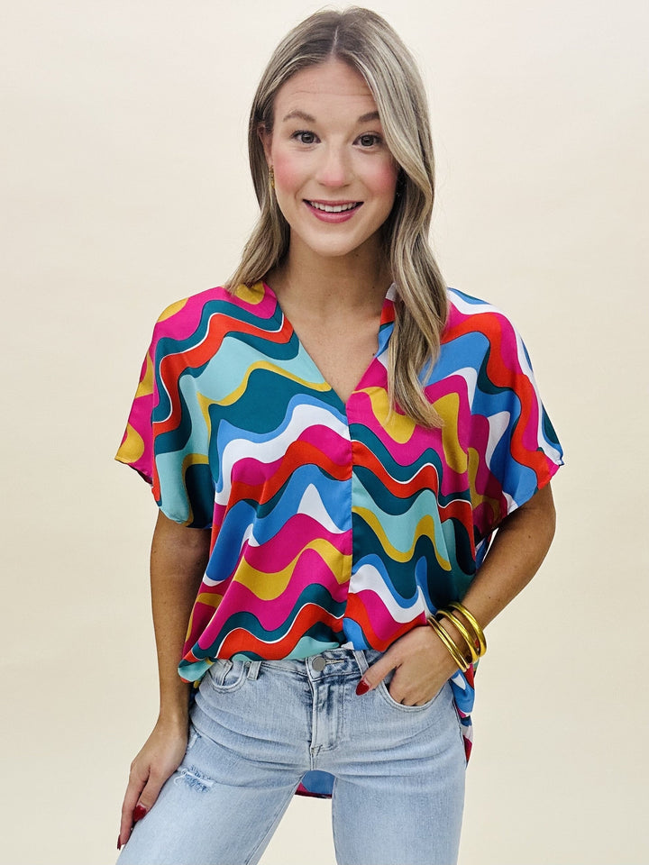 The Dancing Waves V Top - AS