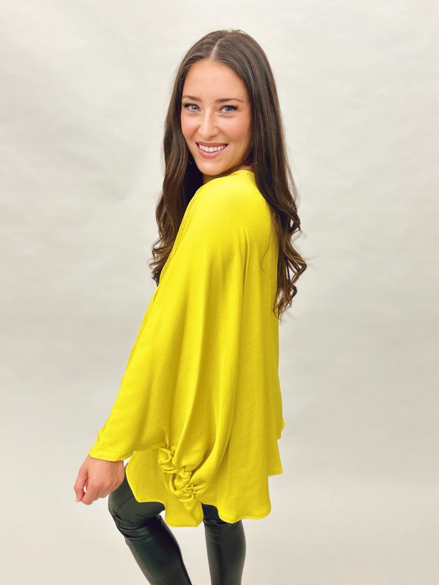 The Silk Single Sleeve Top - 4 Colors
