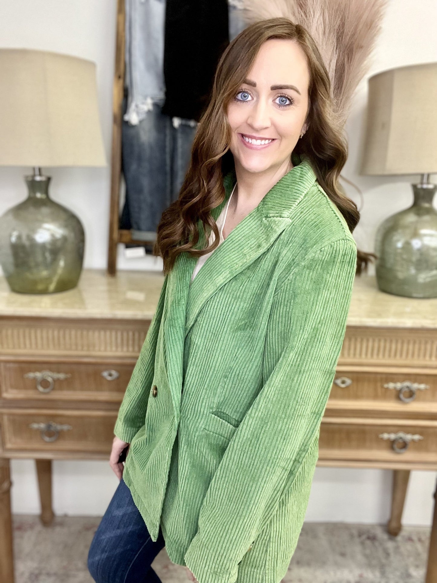 The Washed Emerald Blazer