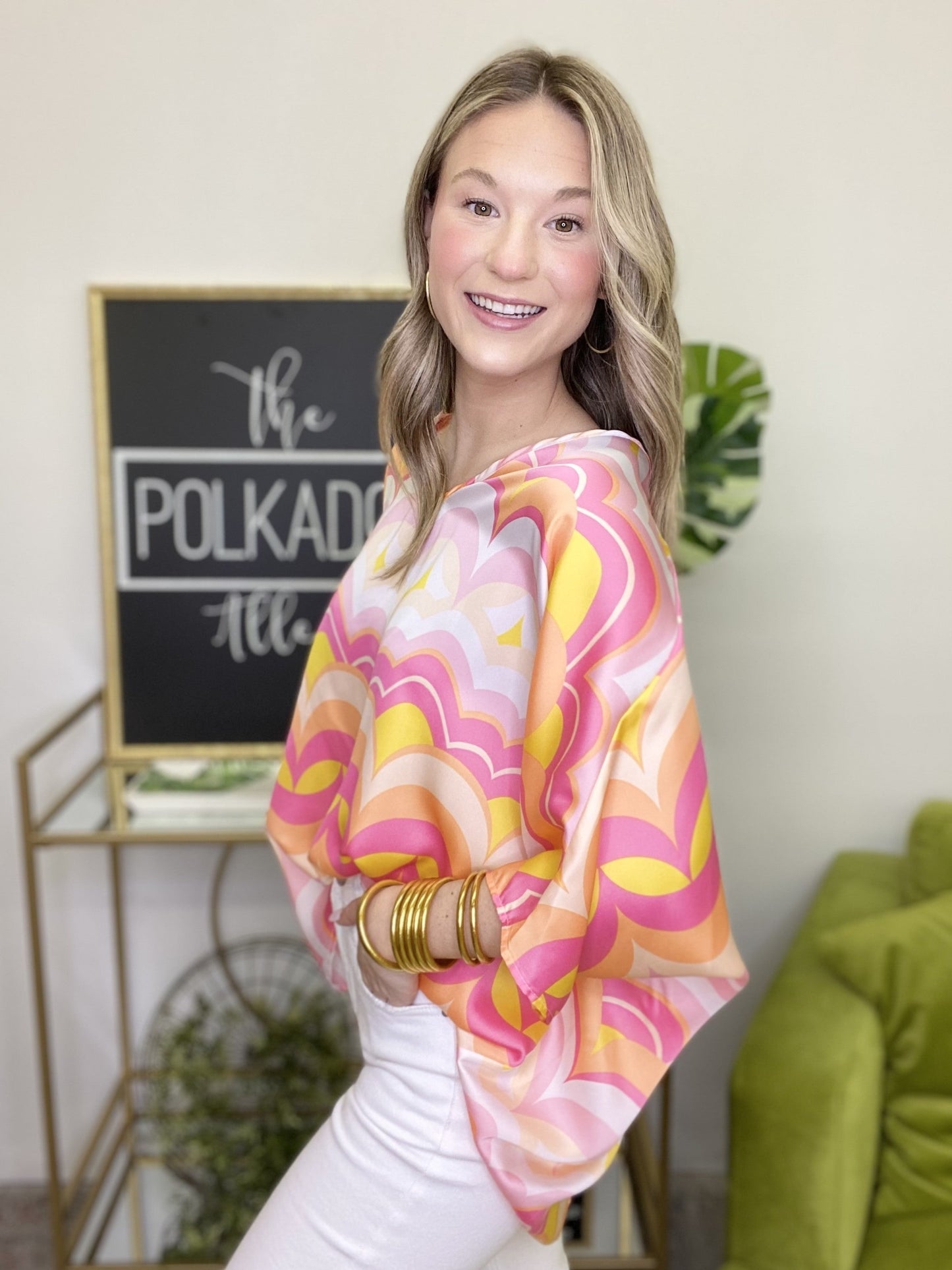 The Sunset Dreams Poncho Top - AS