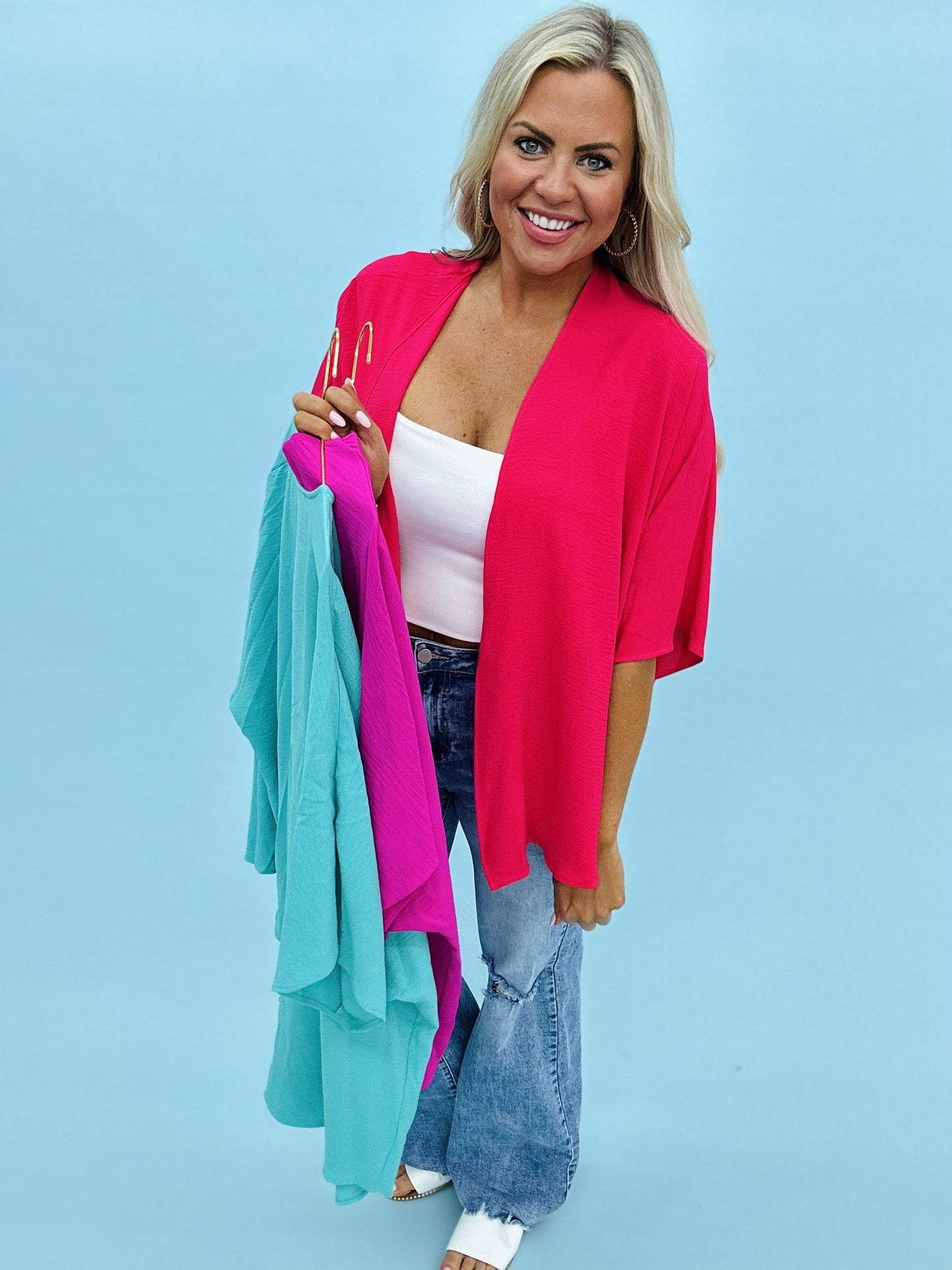 The Solid Airflo Kimono - LOTS, AS