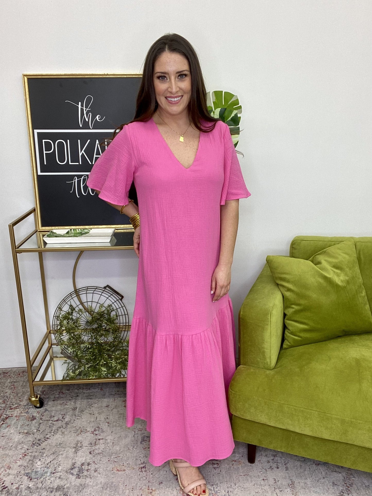 The Solid Gauze Mumu - AS, 3 Colors