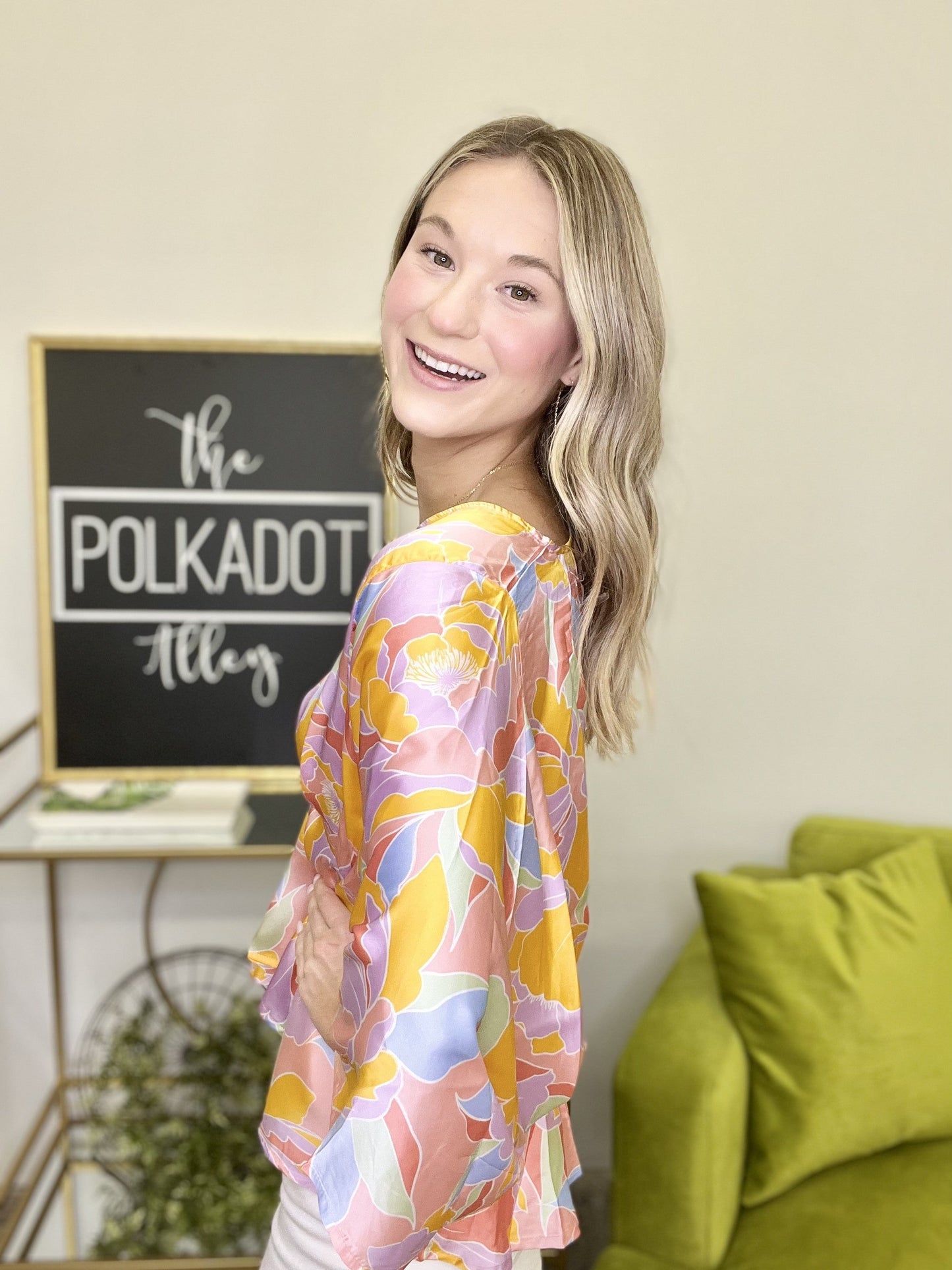 The Satin Sunshine Top