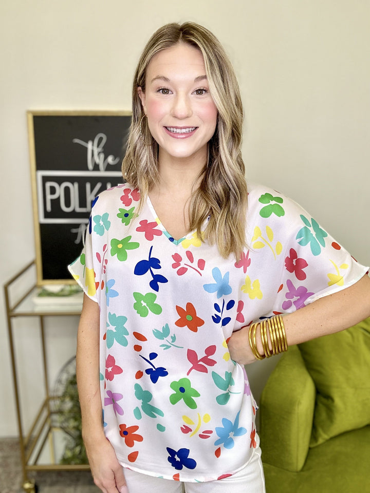 The Ashlynn Top in White - AS