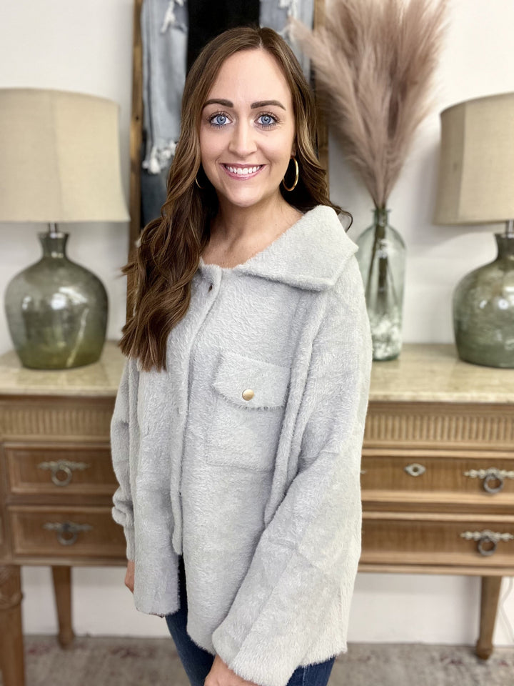 The Hugs Jacket in Grey