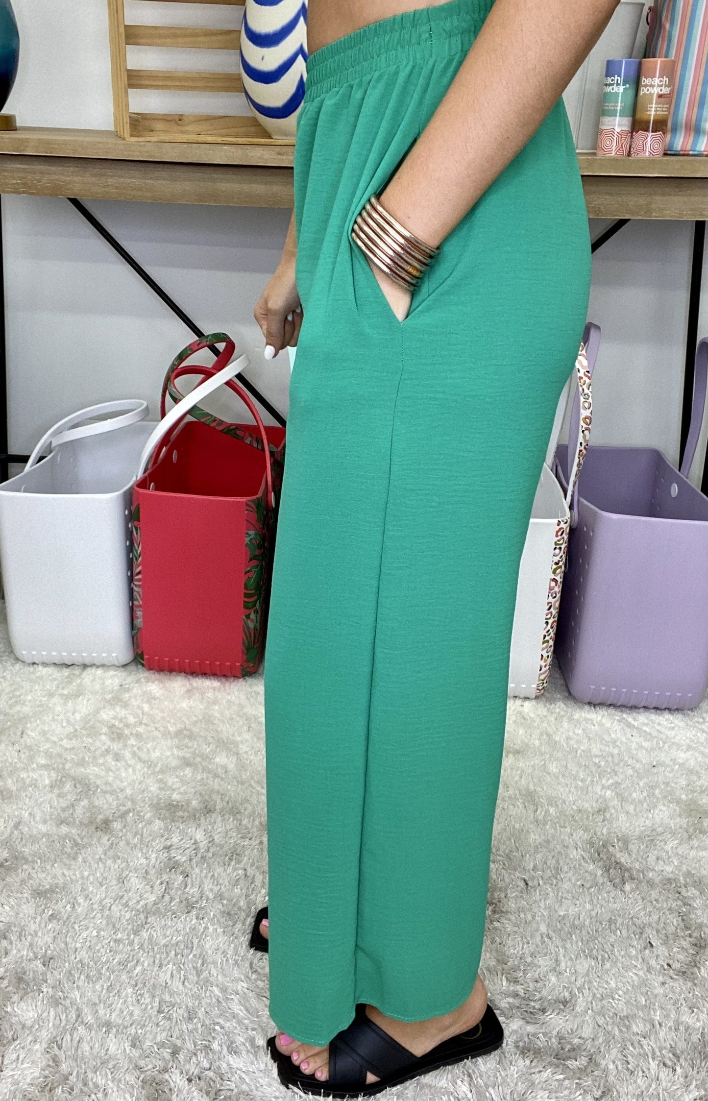 The Poly Flow Pants-3 Colors