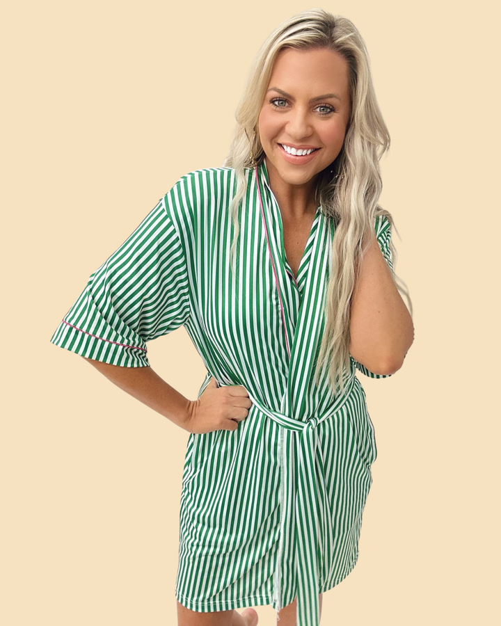 Buckley Jammies-PDA Stripe Robe