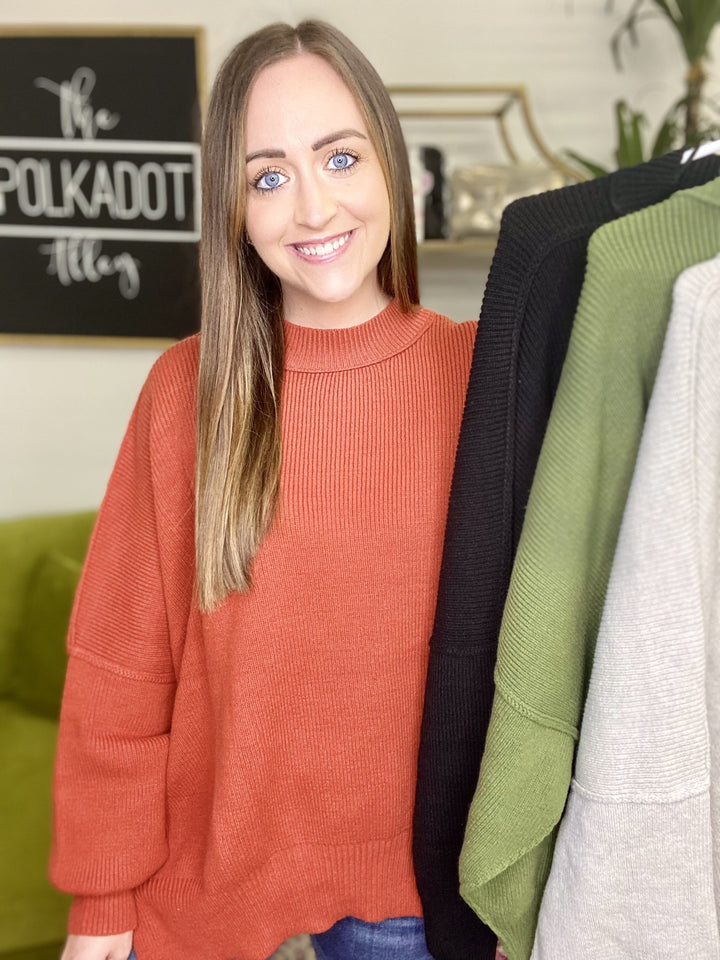The Tanner Sweater in 4 Colors-All Sizes