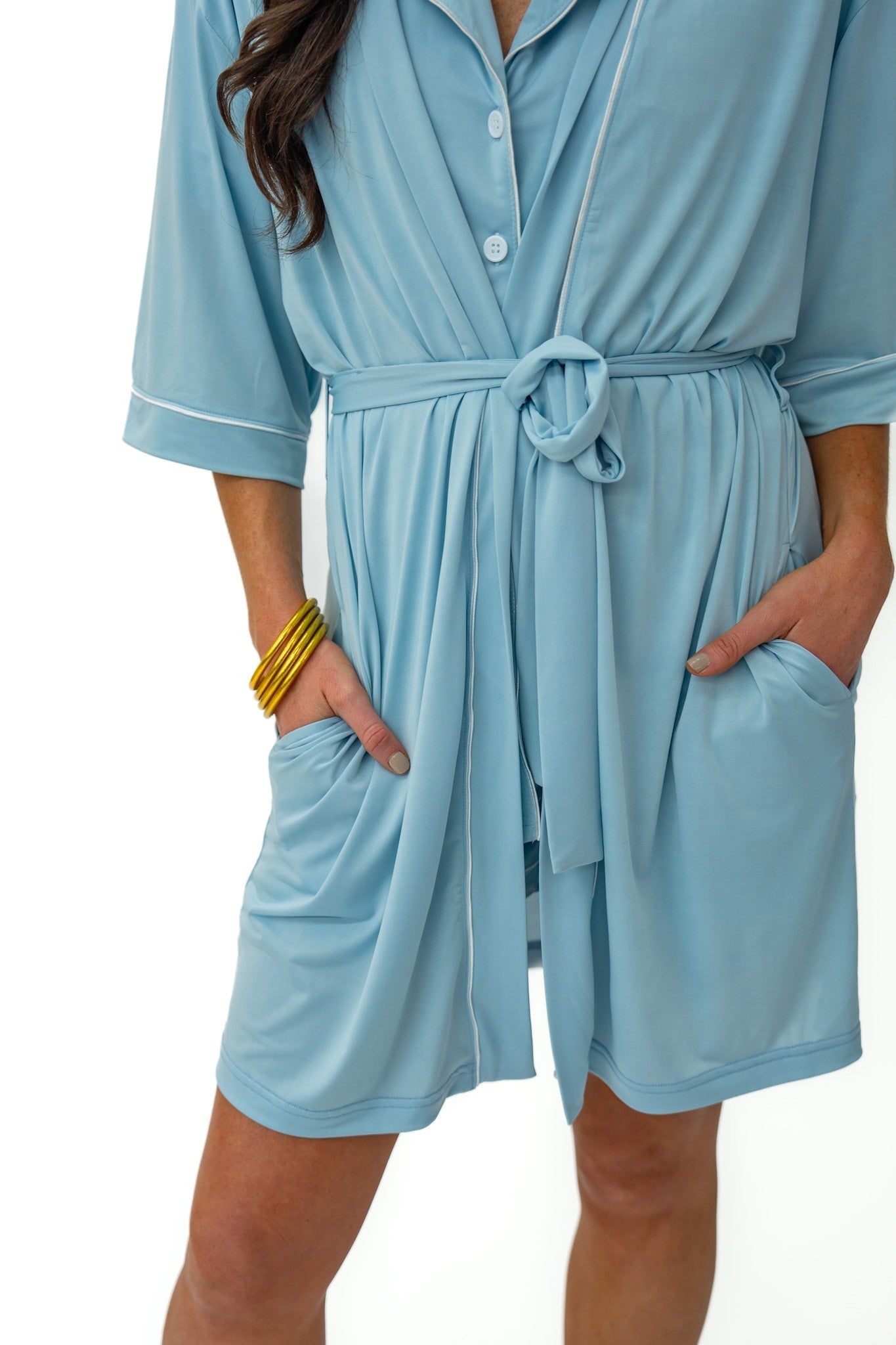 Buckley Jammies-Powder Blue Robe