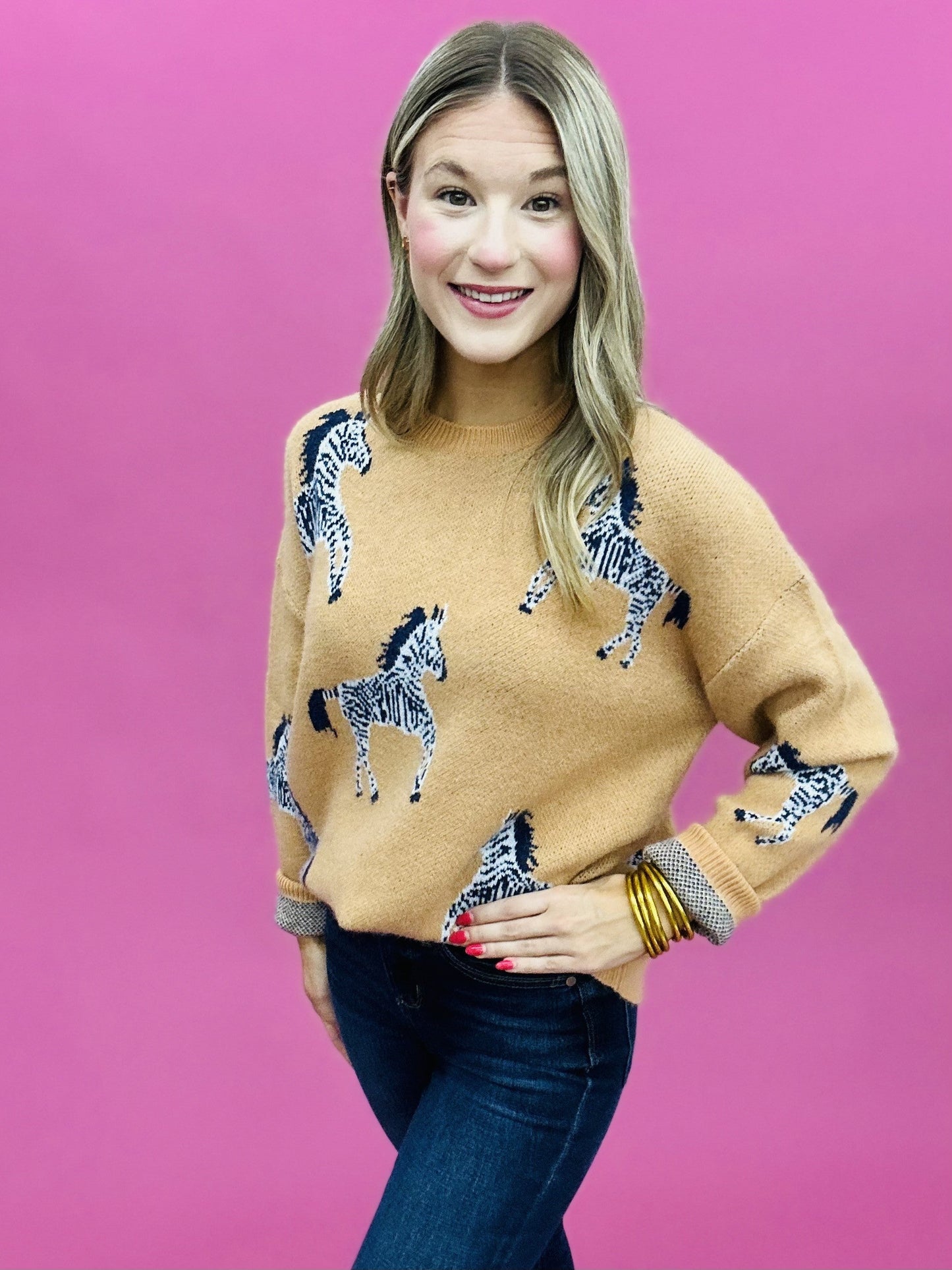 The Zebra Sweater in 3 Colors