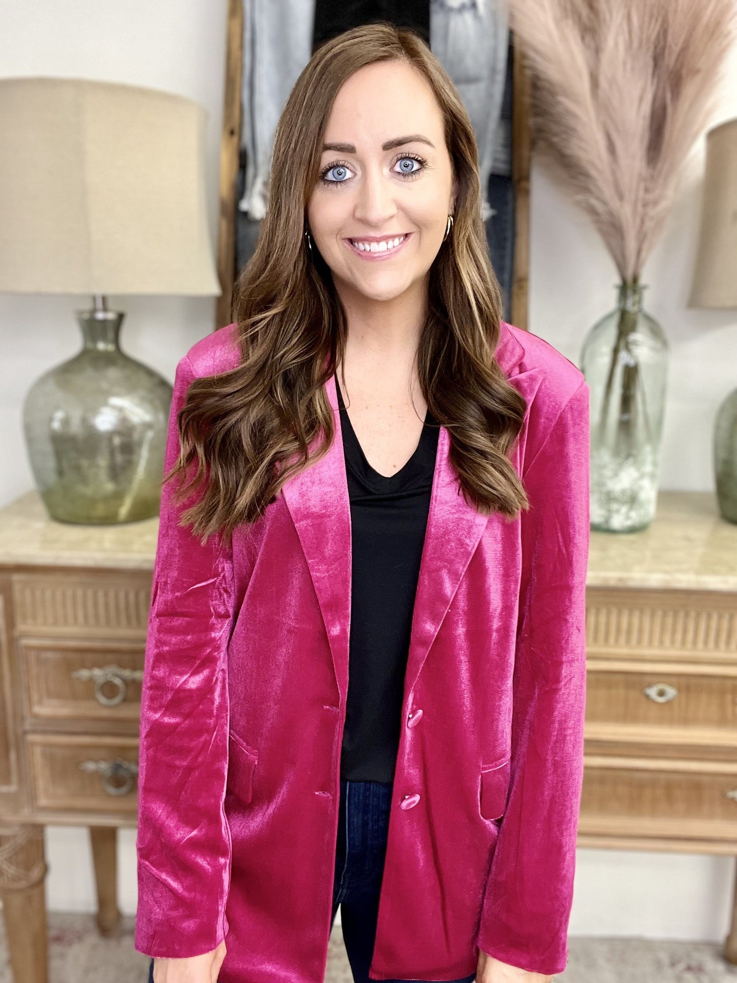 The Velvet Blazer in 2 Colors