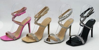 The Strappy Glam Heels-4 Colors