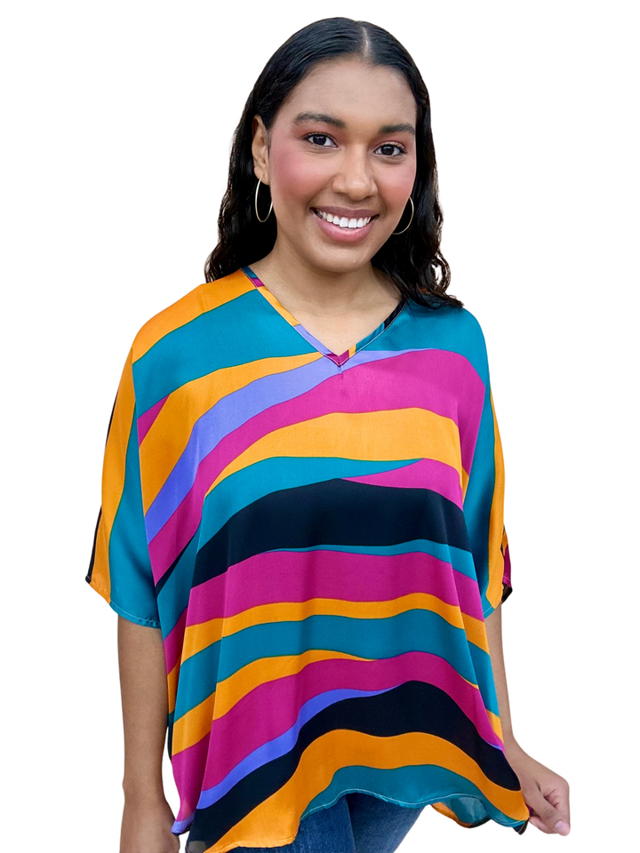 The Havana Nights Poncho Top - AS