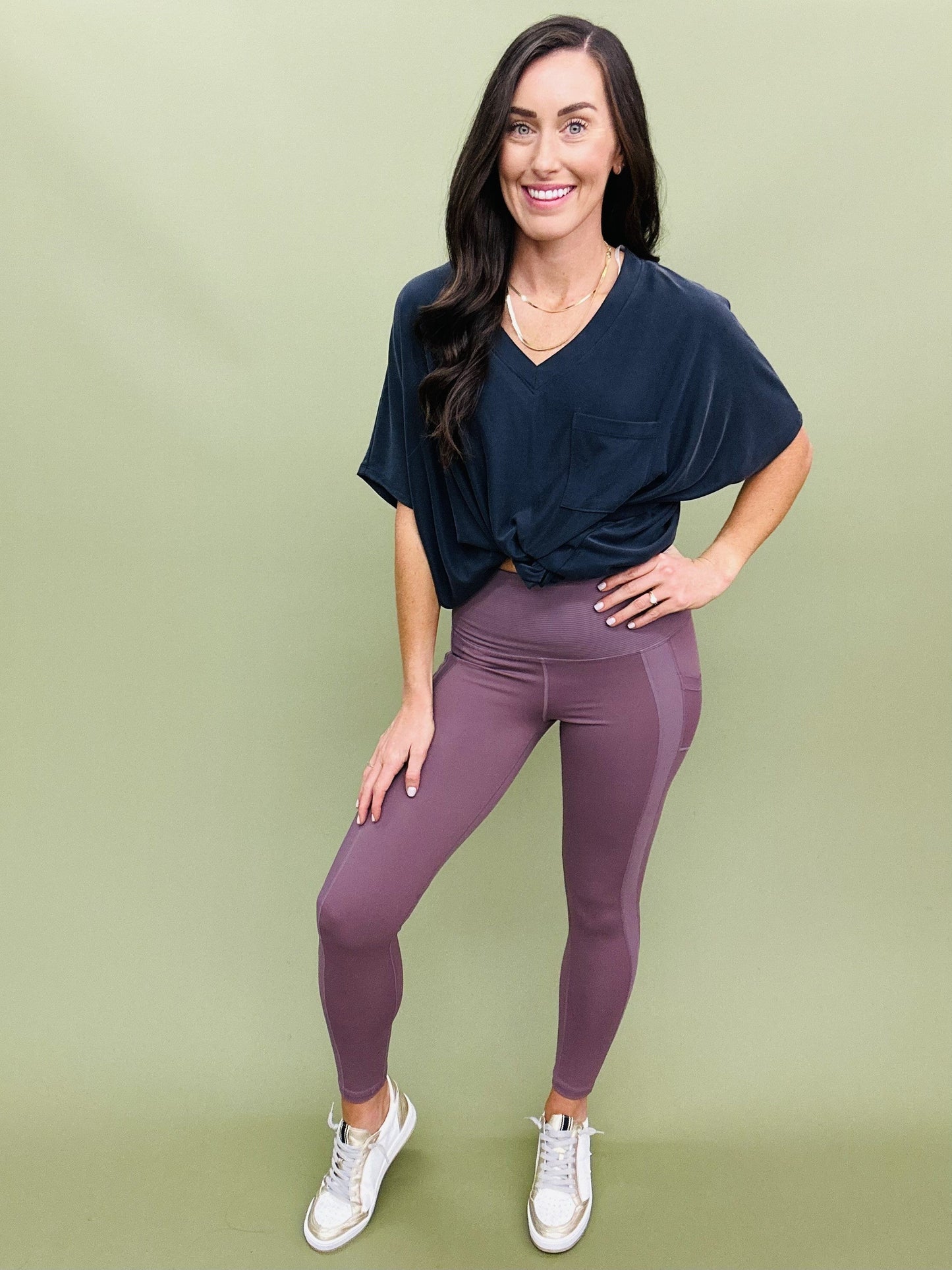 The Birch Stitch Leggings in 2 Colors/AS