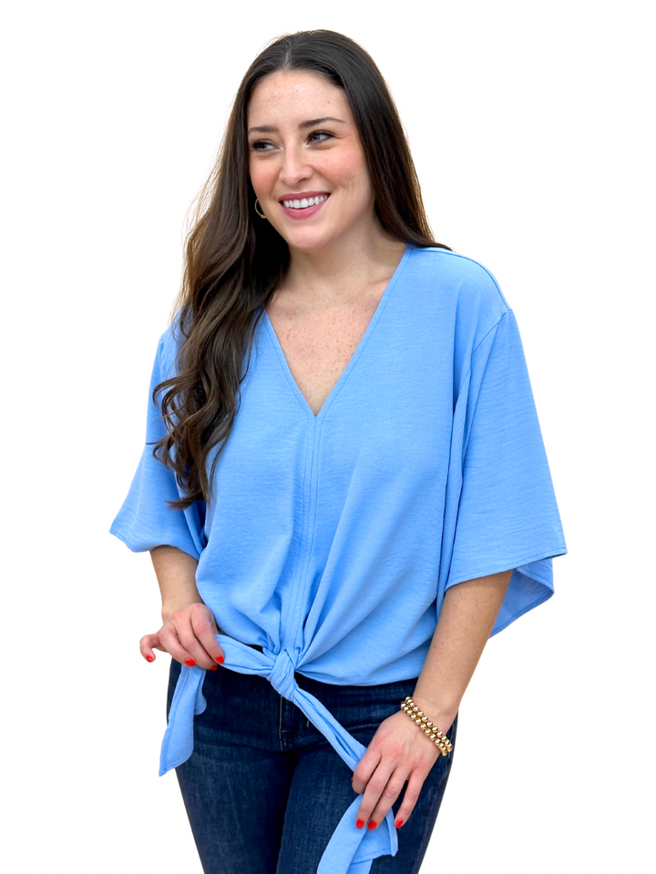 The Solid Airflo Tie Top - LOTS, AS