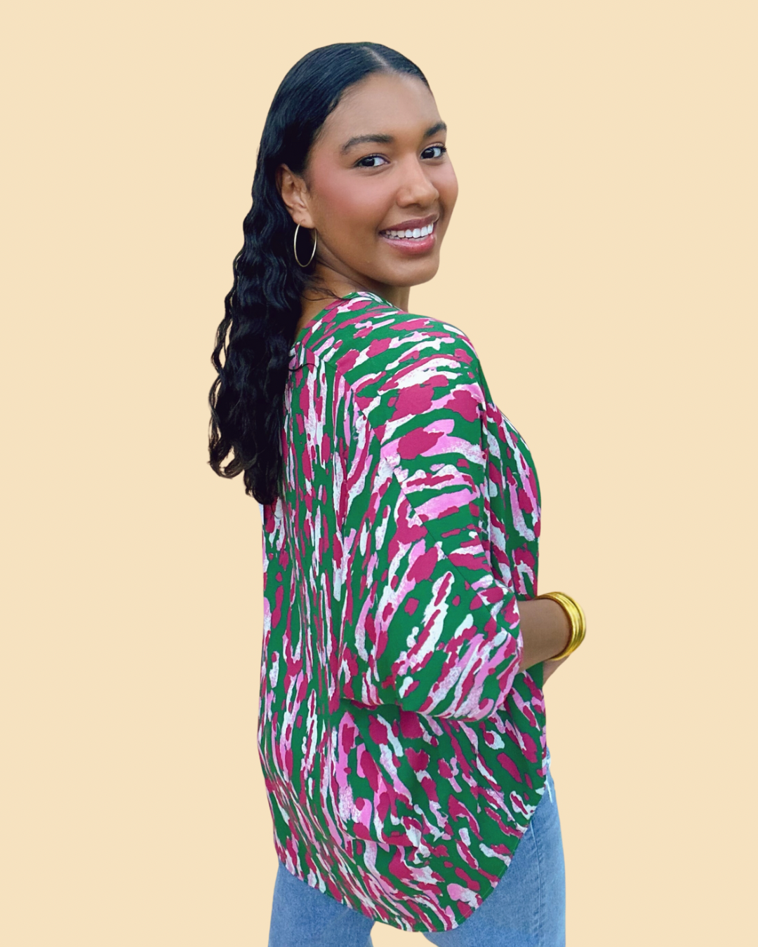 The Berry Forest Poncho Top - AS