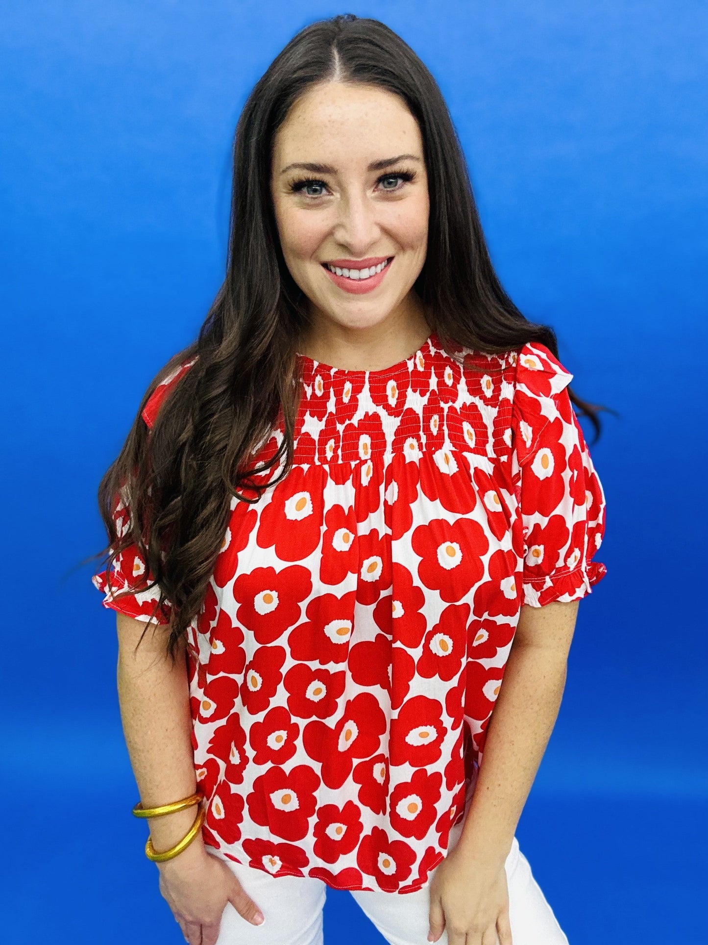 The Red Poppy Top