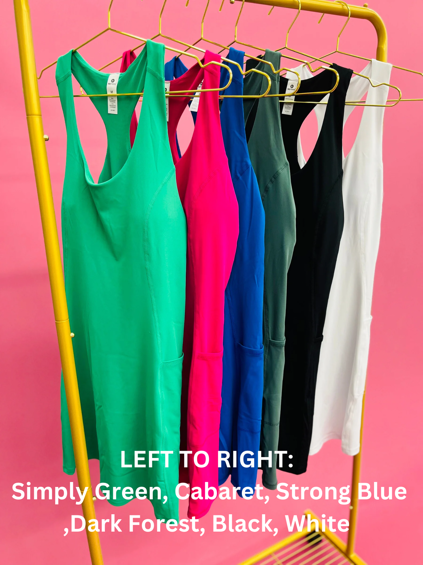 LD STEAL-The Courtside Pocket Dress in 6 Colors