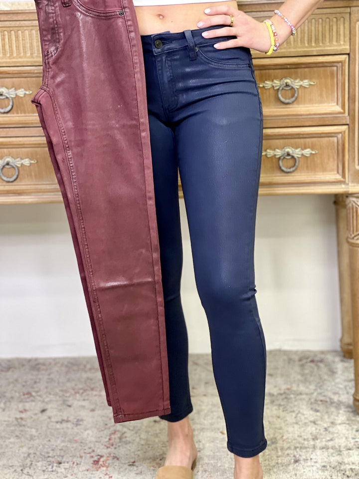 The KanCan Coated Skinnies-2 Colors