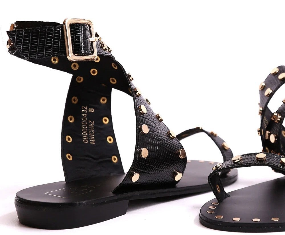 The Studded Wrap Sandals-3 Colors