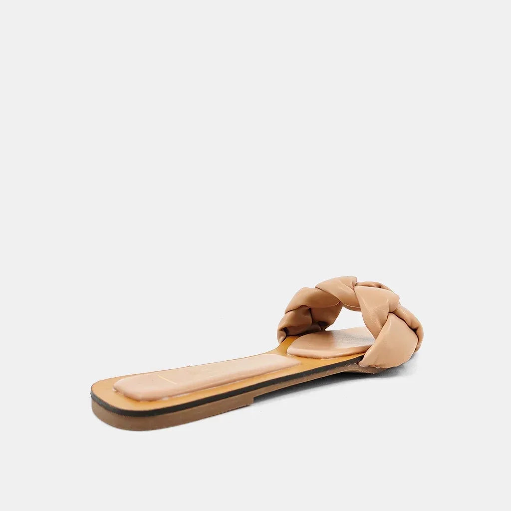 The Coleen Sandal in Nude