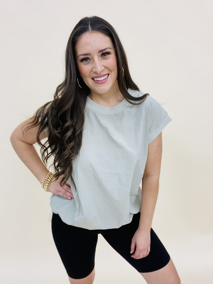 The Parachute Top in Khaki