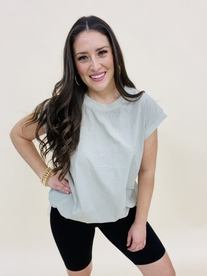 The Parachute Top in Khaki