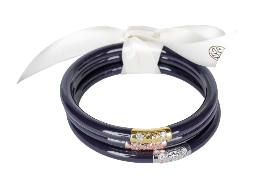Navy Three Kings Budha Bangles