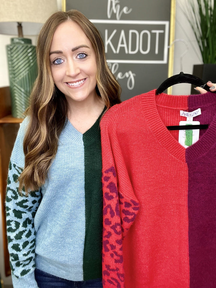 The Leo Sleeve Sweater-2 Colors