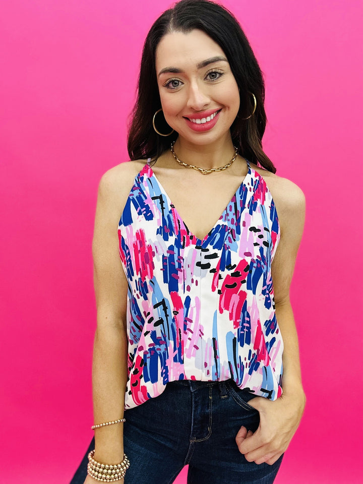 The Funky Fun Lined Tank - AS