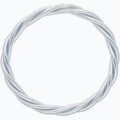 Silver Twist All Weather Bangle